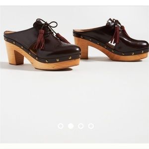Anthropologie Pilcro Kilty Clog